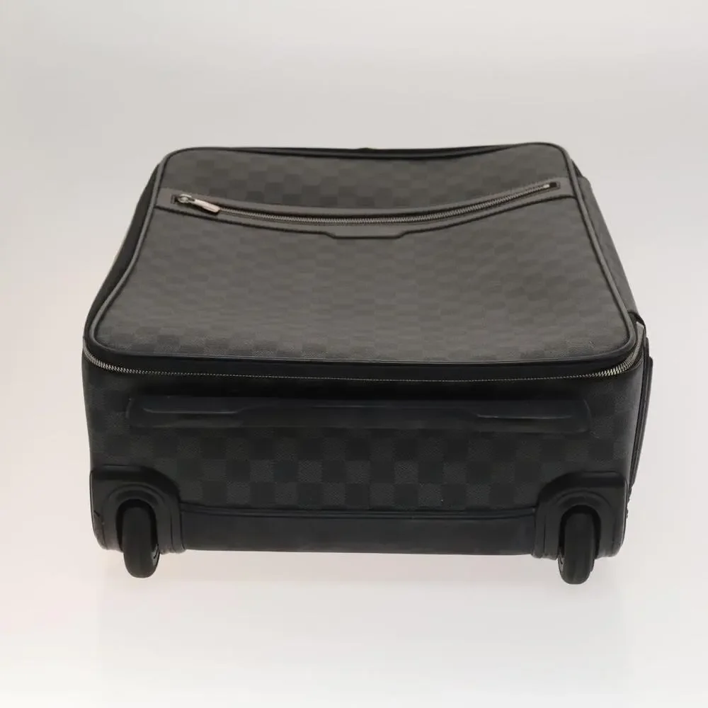 LOUIS VUITTON Damier Graphite Pegas 55 Suitcase N23300